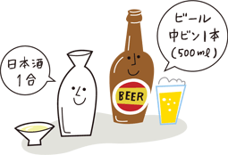 アルコールの摂取量の制限